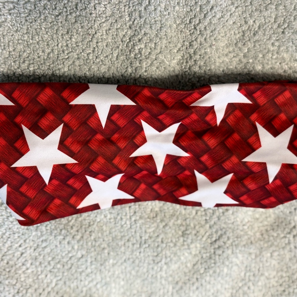 Constantly Varied Gear Red and White Star Headband